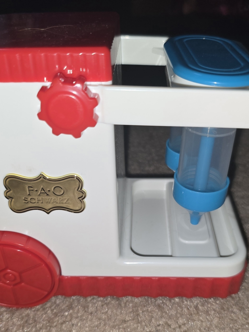 FAO Schwarz Kids Play Kitchen Cart in White, Red & Blue Replacement Part